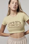 Graphic Baby T Shirt, OLIVE LEAF/COSTA RICA
