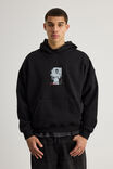 Music Merch Hoodie, LCN BRA BLACK/TUPAC SIGNATURE PHOTO - alternate image 5