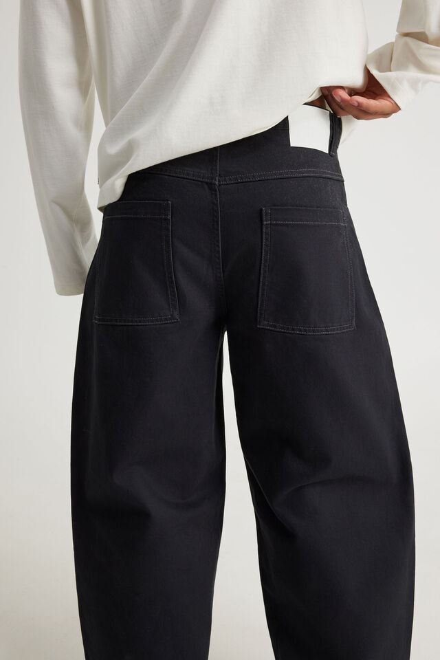 Authentics Semi-Barrel Jean, BLACK ONYX