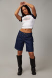 Nascar Raglan Fitted Graphic Tee, LCN NAC LA WHITE / NAVY - alternate image 4