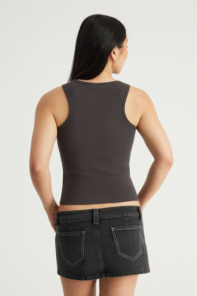 Graphic Rib Tank, PHANTOM/FOREVER LOVE
