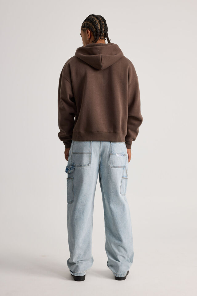 Half Half Baggy Painter Jean, DAY BLUE