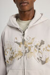Notion Zip Thru Hoodie, NTN WASHED PEBBLE/METAL - alternate image 4