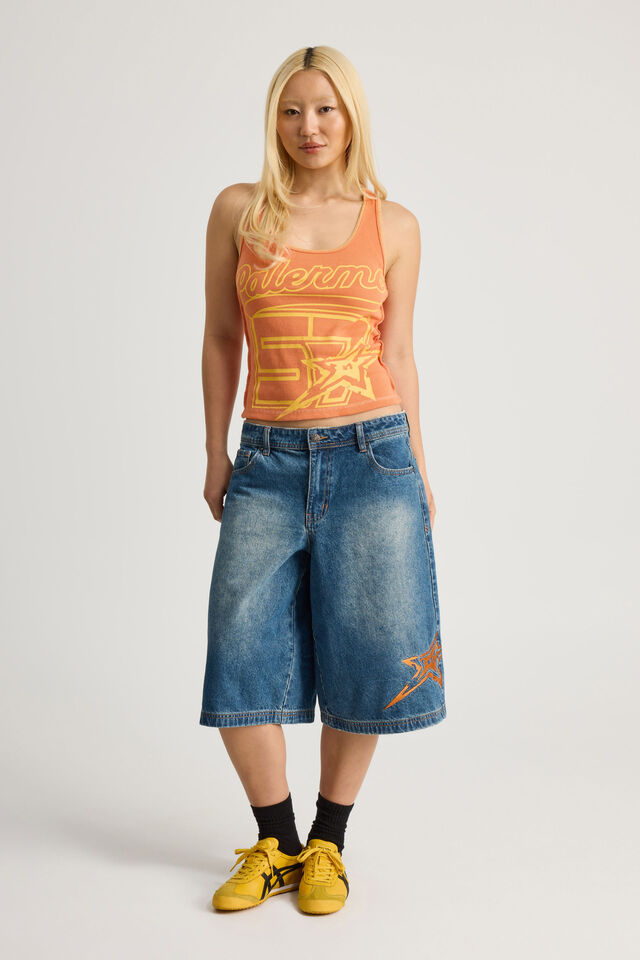 Graphic Tank, RICH ORANGE/PALERMO