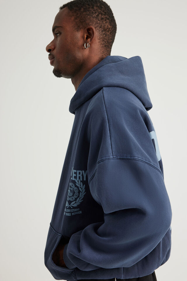 Open Gallery Hoodie, OG WASHED SEAL/GALLERY STUDIO