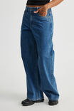 High Rise Baggy Jean, MID BLUE - alternate image 2