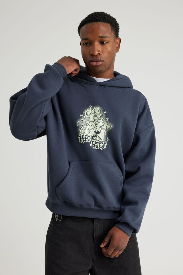 Half Half Hoodie, HH SEAL/MAGIC MOUSE