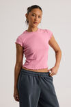 Riley Pointelle Top, CASHMERE ROSE - alternate image 1