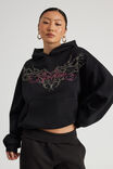 Notion Boxy Hoodie, NTN BLACK/RHINESTONE CYBER - alternate image 1