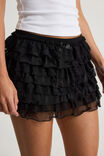 Lily Layered Lace Skort, BLACK - alternate image 4