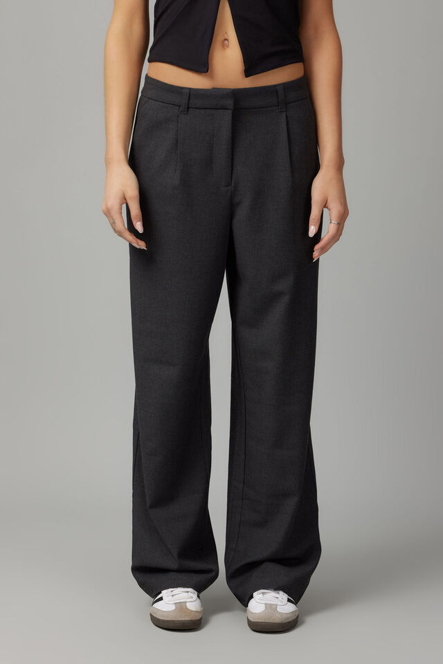 Tess Trouser Pant, CHARCOAL