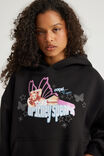Music Merch Boxy Hoodie, LCN BRA BLACK/OOPS I DID IT AGAIN - alternate image 4