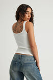 Graphic Scoop Neck Tank, CLOUD/EYES REPEAT - example image 3