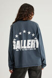 Open Gallery Long Sleeve Boxy Tshirt, OG WASHED SEAL/OG PATCH - example image 3