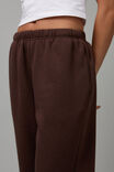 Super Slouchy Trackpant, RICH CHOC - alternate image 4
