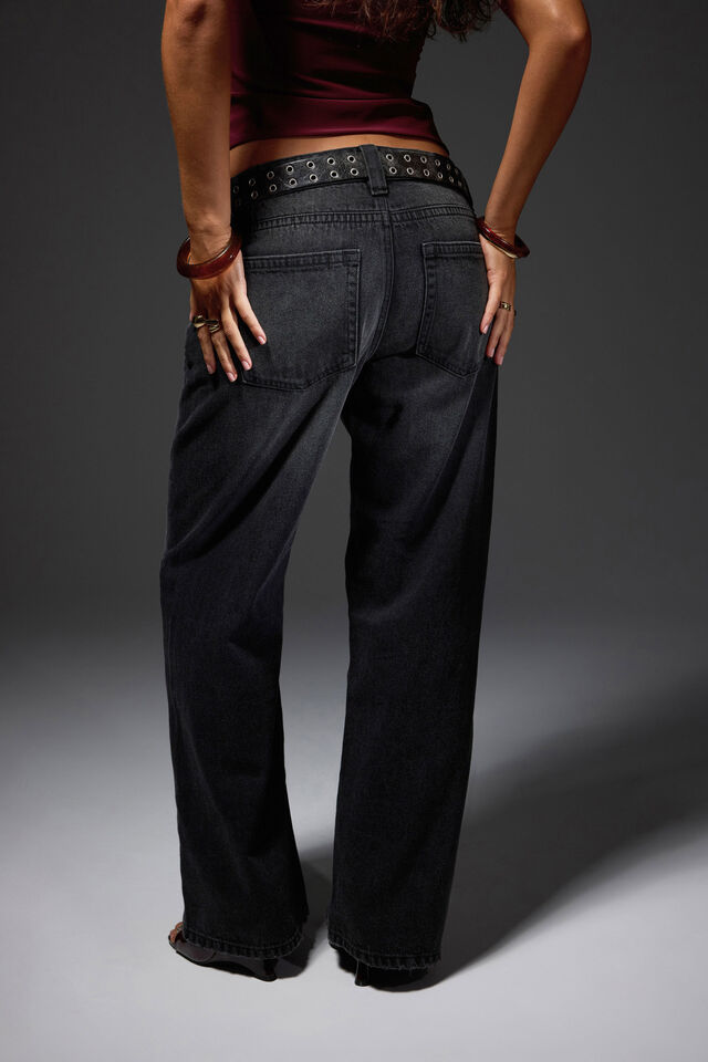 Luca Low Rise Jean, MAGNETIC BLACK