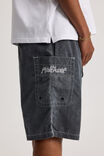 Half Half Throwback Boardshort, WASHED STEEL - alternate image 4
