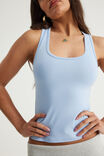 Snatched Racer Tank, CHAMBRAY BLUE - example image 4