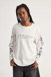 Notion X Smolbrat Shruken Long Sleeve Tshirt, PUMICE/SMOLBRAT NOTION CROWN - alternate image 2