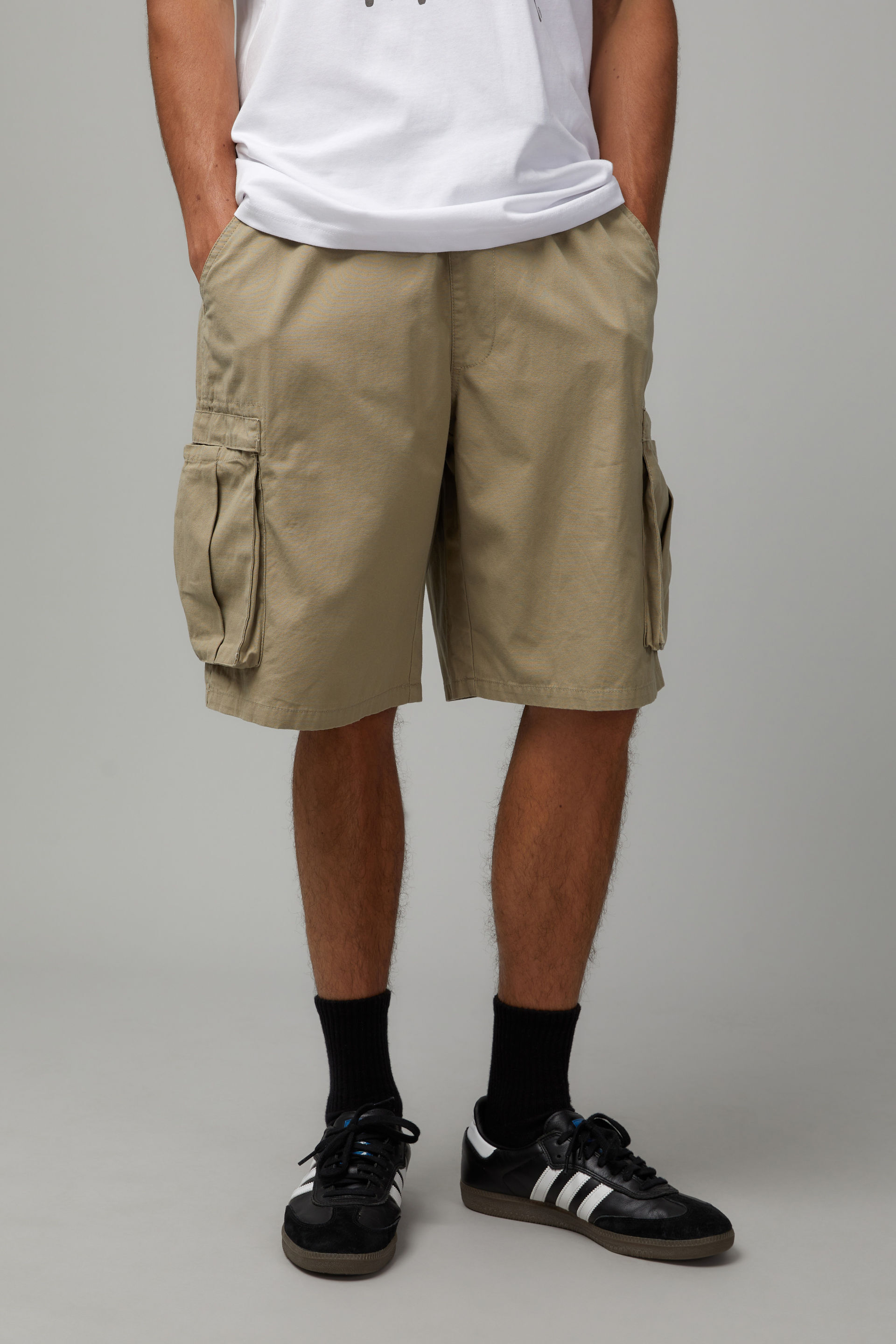 Half Half Parachute Cargo Short