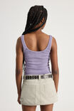 Open Gallery Rib Tank, WASHED PURPLE HAZE/OG - alternate image 3
