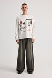Notion Long Sleeve Box Fit Tshirt, NTN VINTAGE WHITE/ALTERNATE BEINGS - alternate image 2