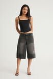 Romy Baggy Jort, DEADSTOCK BLACK/ANGELIC - example image 4