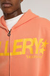Open Gallery Zip Thru Hoodie, OG RICH ORANGE/GALLERY MAX - alternate image 4