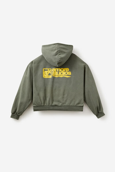 Chloe Hoodie, WASHED KHAKI/AMORE STUDIO