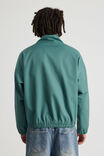 Half Half Zip Through Jacket, WASHED JADE - alternate image 3
