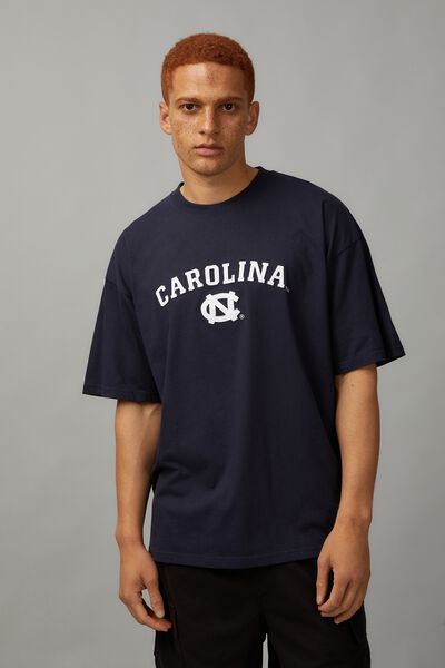 Essential College T Shirt, LCN CAR NAVY/NORTH CAROLINA LOGO