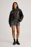 Stretch Denim Short, WORKSHOP BLUE - alternate image 2