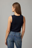 Ivy Knit Tank, NAVY BLAZER - alternate image 3