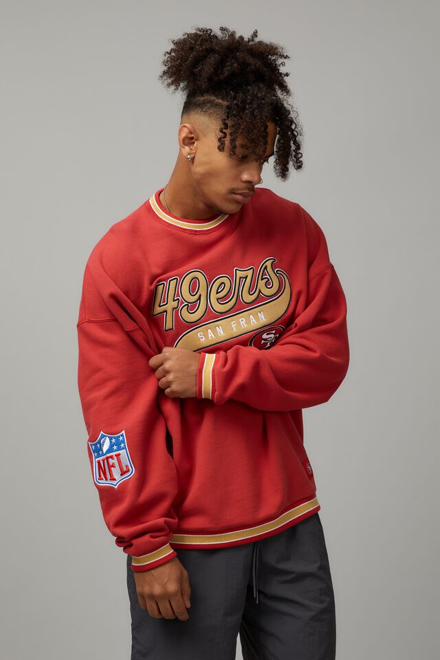Nfl Baggy Crew, LCN NFL VINTAGE RED/49ERS SCRIPT