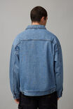 Denim Trucker Jacket, SKATE BLUE - alternate image 3