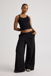 Ultra Baggy Trackpant, BLACK - alternate image 2