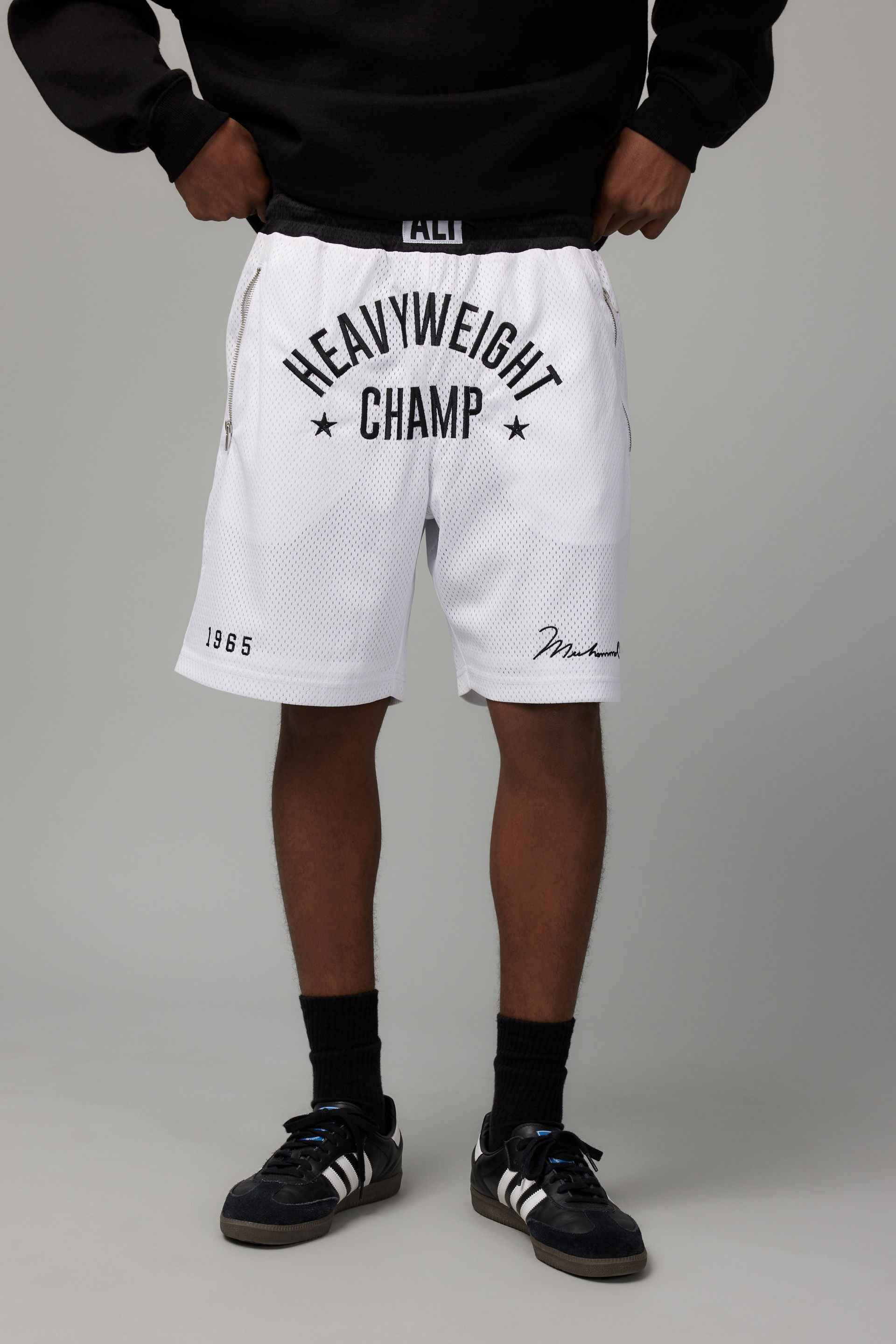Black and white basketball shorts on sale