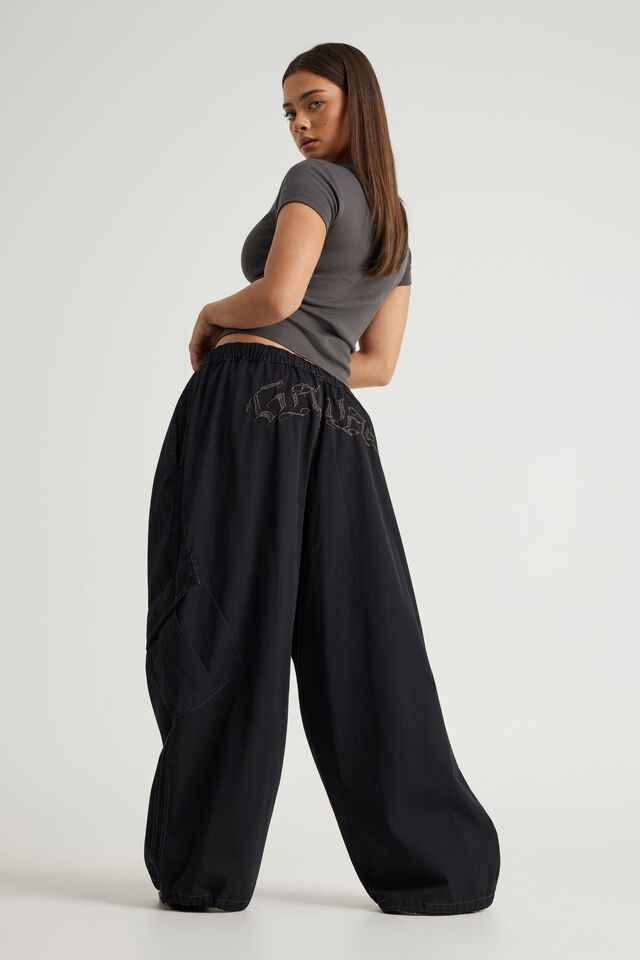 Jumbo Notion Pant, WASHED BLACK