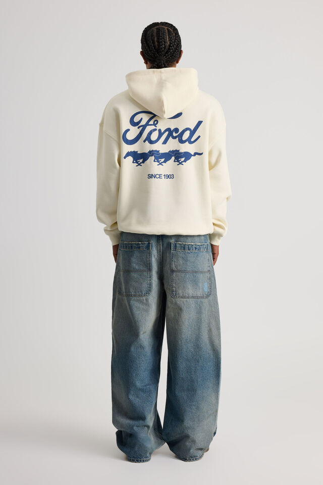 Half Half El Grande Baggy Jean, TIDAL BLUE/OIL WASH