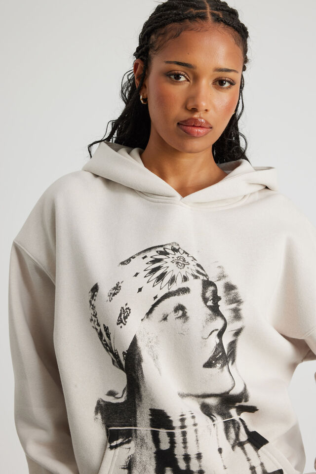 Music Merch Hoodie, LCN BRA PEBBLE/BILLIE EILISH