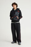 Notion Zip Thru Hoodie, NTN WASHED BLACK/DRAGON - example image 2
