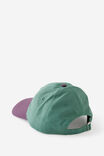 Half Half Two Tone Cap, HH WASHED JADE DEEP GRAPE - alternate image 2