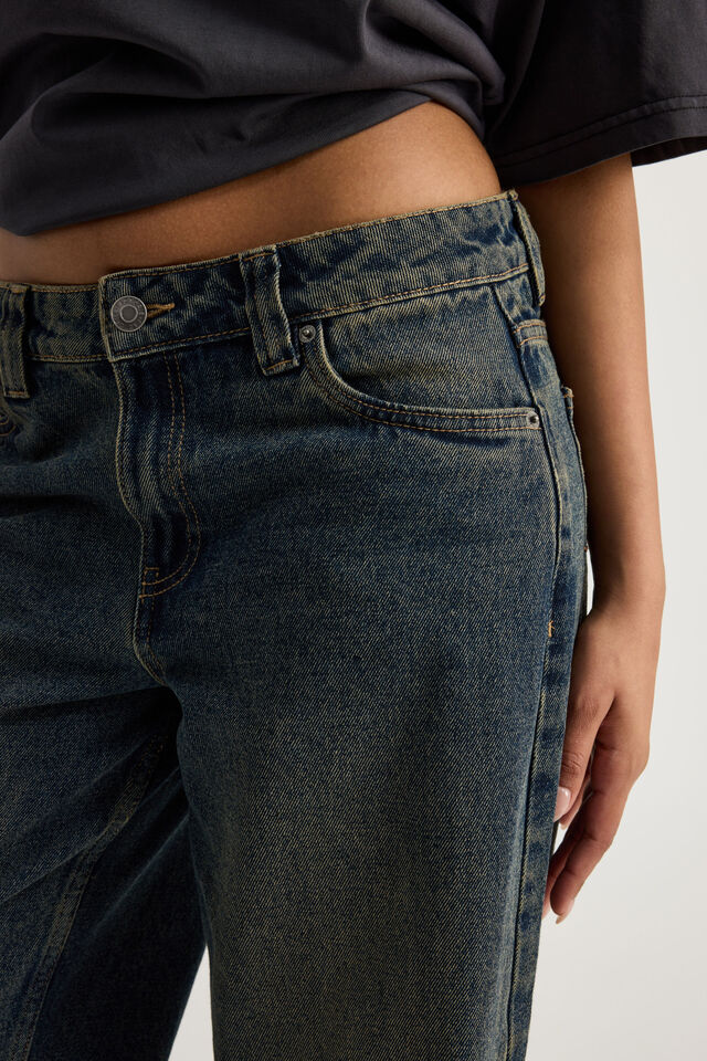 Low Rise Relaxed Jean, WORKSHOP BLUE