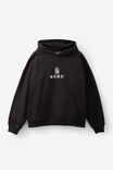 Cartoon Network X Half Half Hoodie, LCN WB BLACK/DEXTER DRIP - alternate image 1
