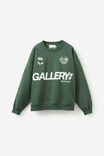 Open Gallery Crew, OG BOTANICAL GREEN/WHITE CREST - alternate image 1