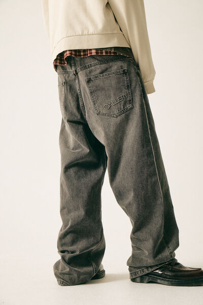 Open Gallery Baggy Jean, SMOKEY GREY