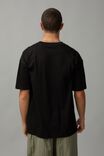 Basic Oversized T Shirt, BLACK - alternate image 3