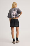 The Everyday Denim Skirt, MIDNIGHT BLACK - alternate image 3