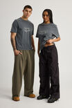 Notion Vintage Slim Fit Graphic Tshirt, NTN WASHED SLATE/CHROME FLAME - example image 2