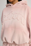 Notion Boxy Hoodie, NTN WASHED MUTED PINK/REBORN - alternate image 4